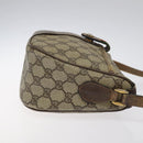 GUCCI GG Supreme Web Sherry Line Shoulder Bag PVC Beige 89 02 032 Auth 122136-4