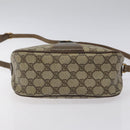GUCCI GG Supreme Web Sherry Line Shoulder Bag PVC Beige 89 02 032 Auth 122136-9