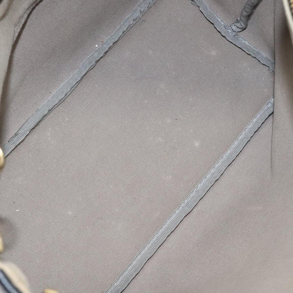 LOEWE Anagram Tote Bag PVC Black Gold Auth 122138