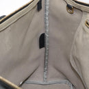 LOEWE Anagram Tote Bag PVC Black Gold Auth 122138-20