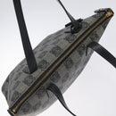 LOEWE Anagram Tote Bag PVC Black Gold Auth 122138-6