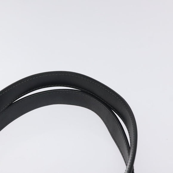 LOEWE Anagram Tote Bag PVC Black Gold Auth 122138