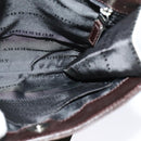 BURBERRY Nova Check Shoulder Bag Canvas Beige Silver Auth 122154-17