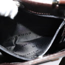 BURBERRY Nova Check Shoulder Bag Canvas Beige Silver Auth 122154-19