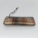 BURBERRY Nova Check Tote Bag Wool Beige Gold Auth 122167-24