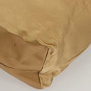 PRADA Tote Bag Satin Champagne Gold Auth 122170-15