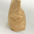 PRADA Tote Bag Satin Champagne Gold Auth 122170-4