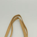 PRADA Tote Bag Satin Champagne Gold Auth 122170-9