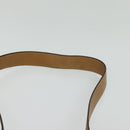 GUCCI Shoulder Bag Leather Brown Gold Auth 122171-8