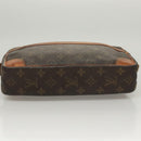 LOUIS VUITTON Monogram Compiegne 28 Clutch Bag M51845 LV Auth 122181-6