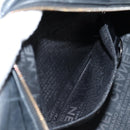 CHANEL Choco Bar Hand Bag Caviar Skin Black Silver gold CC Auth 122199-24