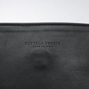 BOTTEGA VENETA Shoulder Bag Leather Black Auth 122220-17