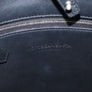 BOTTEGA VENETA Shoulder Bag Leather Black Auth 122220-18