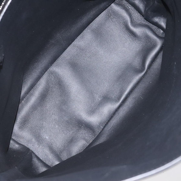 BOTTEGA VENETA Shoulder Bag Leather Black Auth 122220