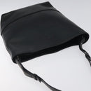 BOTTEGA VENETA Shoulder Bag Leather Black Auth 122220-6