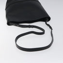 BOTTEGA VENETA Shoulder Bag Leather Black Auth 122220-7