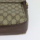 GUCCI GG Supreme Web Sherry Line Bag PVC Beige Gold 904 02 084 Auth 122223-16