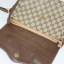 GUCCI GG Supreme Web Sherry Line Bag PVC Beige Gold 904 02 084 Auth 122223-10