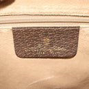 GUCCI GG Supreme Web Sherry Line Bag PVC Beige Gold 904 02 084 Auth 122223-17