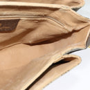 GUCCI GG Supreme Web Sherry Line Bag PVC Beige Gold 904 02 084 Auth 122223-18