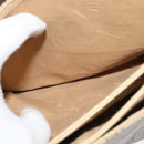 GUCCI GG Supreme Web Sherry Line Bag PVC Beige Gold 904 02 084 Auth 122223-21