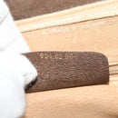 GUCCI GG Supreme Web Sherry Line Bag PVC Beige Gold 904 02 084 Auth 122223-12