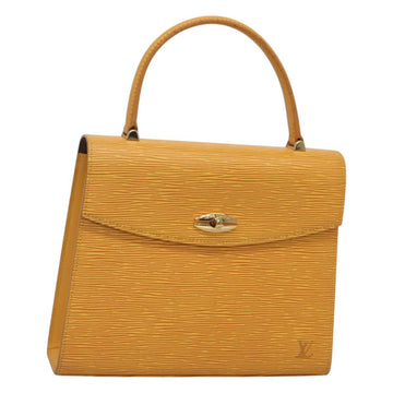 LOUIS VUITTON Epi Malesherbes Hand Bag Tassili Yellow Jonne M52379 Auth 122240