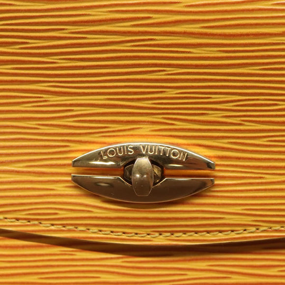 LOUIS VUITTON Epi Malesherbes Hand Bag Tassili Yellow Jonne M52379 Auth 122240