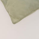 PRADA Shoulder Bag Nylon Cream Silver Auth 122252-14