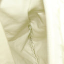 PRADA Shoulder Bag Nylon Cream Silver Auth 122252-19