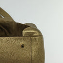 CARTIER Chain Ladonia Shoulder Bag Leather Gold Auth 122265-14