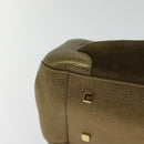 CARTIER Chain Ladonia Shoulder Bag Leather Gold Auth 122265-15