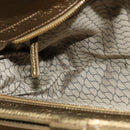 CARTIER Chain Ladonia Shoulder Bag Leather Gold Auth 122265-19