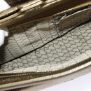 CARTIER Chain Ladonia Shoulder Bag Leather Gold Auth 122265-20