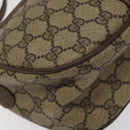 GUCCI GG Supreme Web Sherry Line Bag PVC Beige Gold 89 02 032 Auth 122271-15
