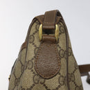 GUCCI GG Supreme Web Sherry Line Bag PVC Beige Gold 89 02 032 Auth 122271-9