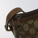 GUCCI GG Supreme Web Sherry Line Bag PVC Beige Gold 89 02 032 Auth 122271-10