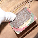 GUCCI GG Supreme Web Sherry Line Bag PVC Beige Gold 89 02 032 Auth 122271-19