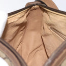 GUCCI GG Supreme Web Sherry Line Bag PVC Beige Gold 89 02 032 Auth 122271-21