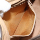 GUCCI GG Supreme Web Sherry Line Bag PVC Beige Gold 89 02 032 Auth 122271-22