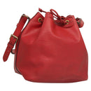 LOUIS VUITTON Epi Petit Noe Shoulder Bag Red M44107 LV Auth 122280-1