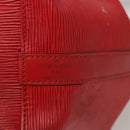 LOUIS VUITTON Epi Petit Noe Shoulder Bag Red M44107 LV Auth 122280-18