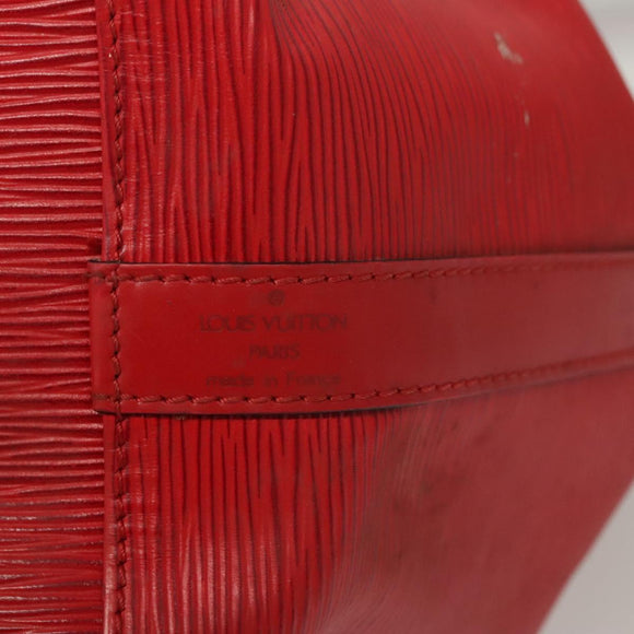 LOUIS VUITTON Epi Petit Noe Shoulder Bag Red M44107 LV Auth 122280