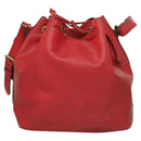 LOUIS VUITTON Epi Petit Noe Shoulder Bag Red M44107 LV Auth 122280-13