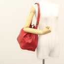 LOUIS VUITTON Epi Petit Noe Shoulder Bag Red M44107 LV Auth 122280-23