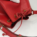 LOUIS VUITTON Epi Petit Noe Shoulder Bag Red M44107 LV Auth 122280-6