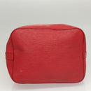 LOUIS VUITTON Epi Petit Noe Shoulder Bag Red M44107 LV Auth 122280-5