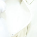 CHANEL Matelasse COCO Mark Chain Bag Lamb Skin White Gold CC Auth 122303V-22