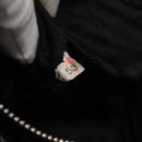PRADA Tote Bag Nylon Black Silver Auth 122306-12
