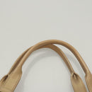 LOEWE Anagram Hand Bag Leather Gold Auth 122309-8